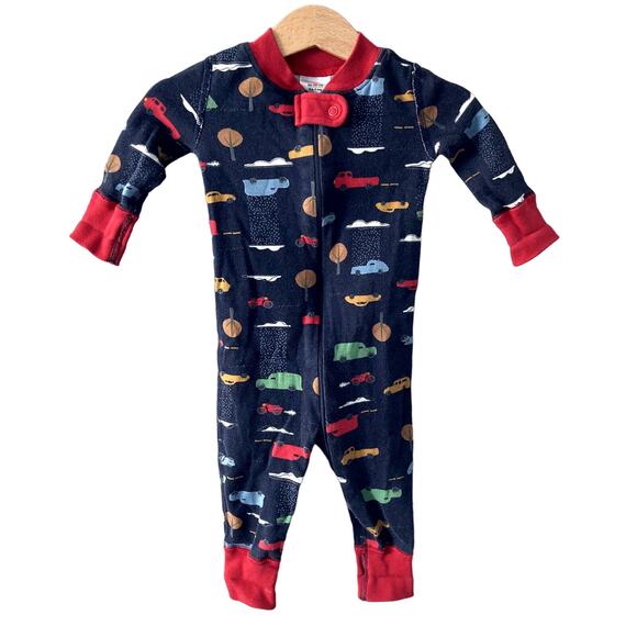 Hanna Andersson Zip Sleeper - Navy Day Tripper - 6-9M or 60cm - Picture 1 of 10
